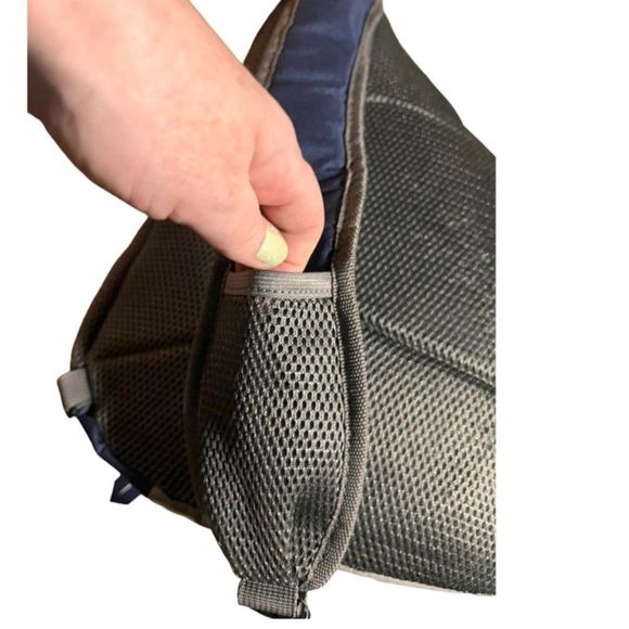 DCL Disney Cruise Line One Shoulder Sling Backpack Blue Gray Castaway Club Mesh - Picture 6 of 12